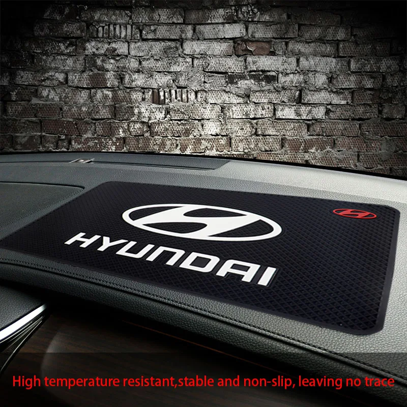 

HYUNDAI-logo car anti-skid pad, three-dimensional car logo anti-skid pad, mobile phone pad, car anti-skid pad