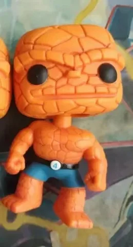 

Original Secondhand Fantastic Four - Thing Vinyl Action Figure Collectible Model Loose Toy No Box