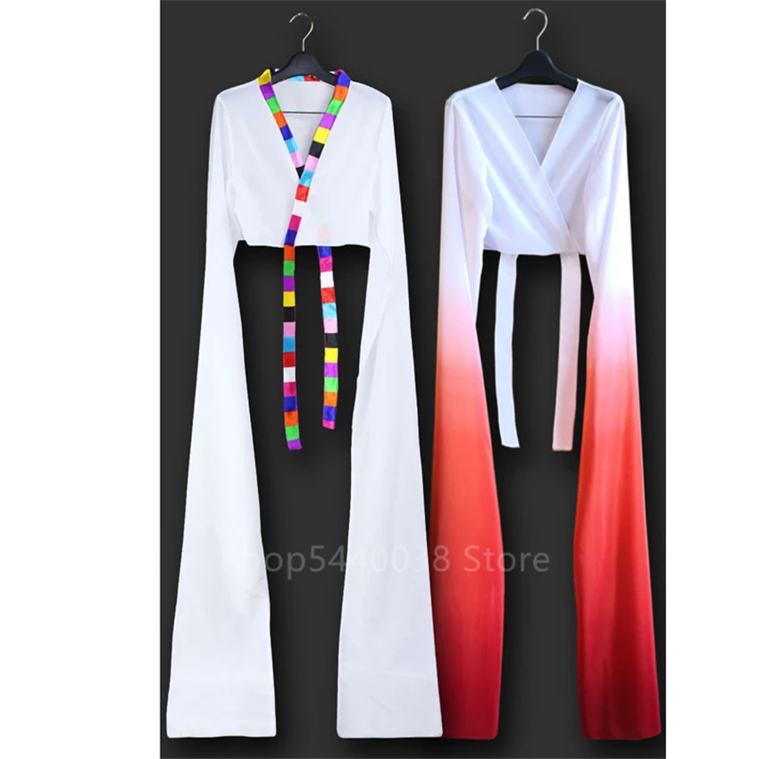 Разноцветные водные рукава Hanfu Классическая Пекинская опера тибетская Одежда