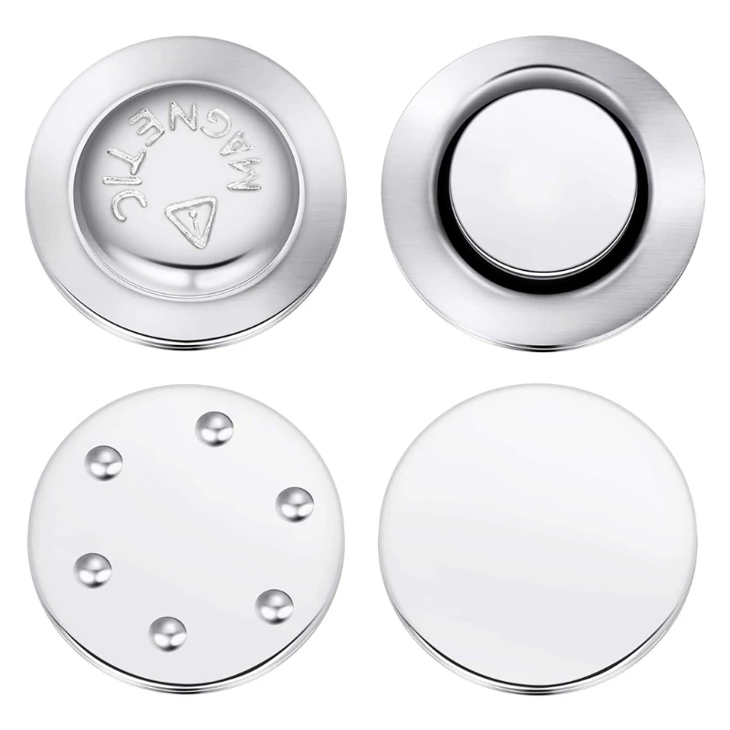 

Round Adhesive Name Tag Brooch Magnetic Buckle Accessories for Name Tag Display