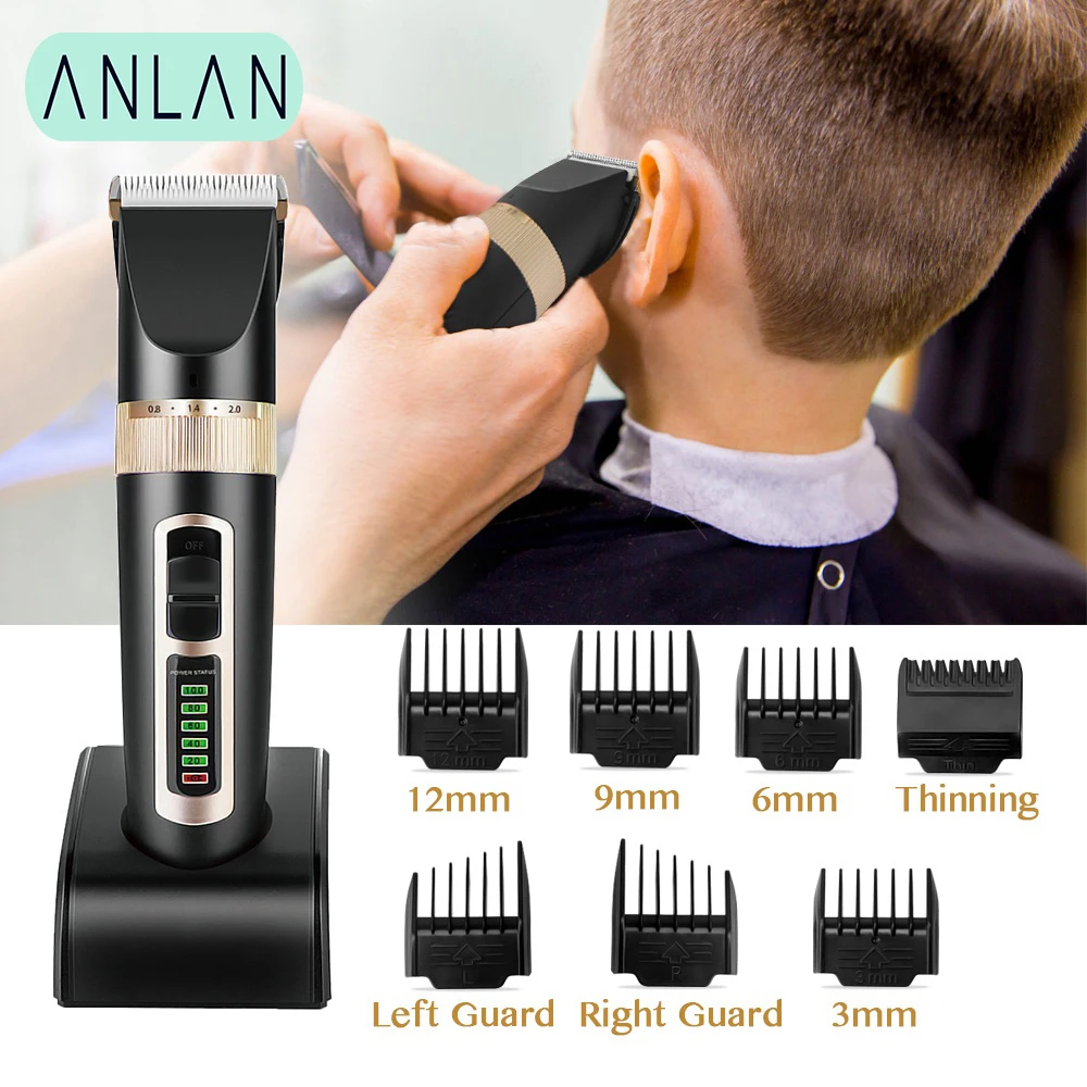 Профессиональная машинка для стрижки волос электрическая мужчин детей и бороды