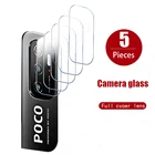 Защитное стекло для камеры Xiaomi Poco M3 Pro 5G, Poco M3 Pro X3 Pro NFC F3, Pocophone 3X F3, 5 шт.