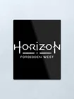 Horizon запрещено West металлический логотип печати жестяная вывеска бар украшение для стен дома, паба таверна торт Hambuger Еда кафе клуб 20x30cm