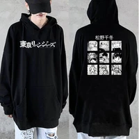 hip hop hoodie tokyo revengers anime chifuyu matsuno hoodies pullovers tops loose long sleeves autumn man cloth graphic hoodies
