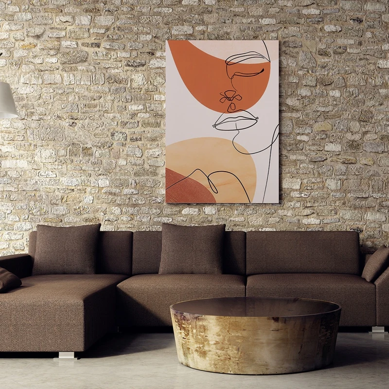 6 шт. абстрактная картина для рисования леди домашний декор скандинавский холст