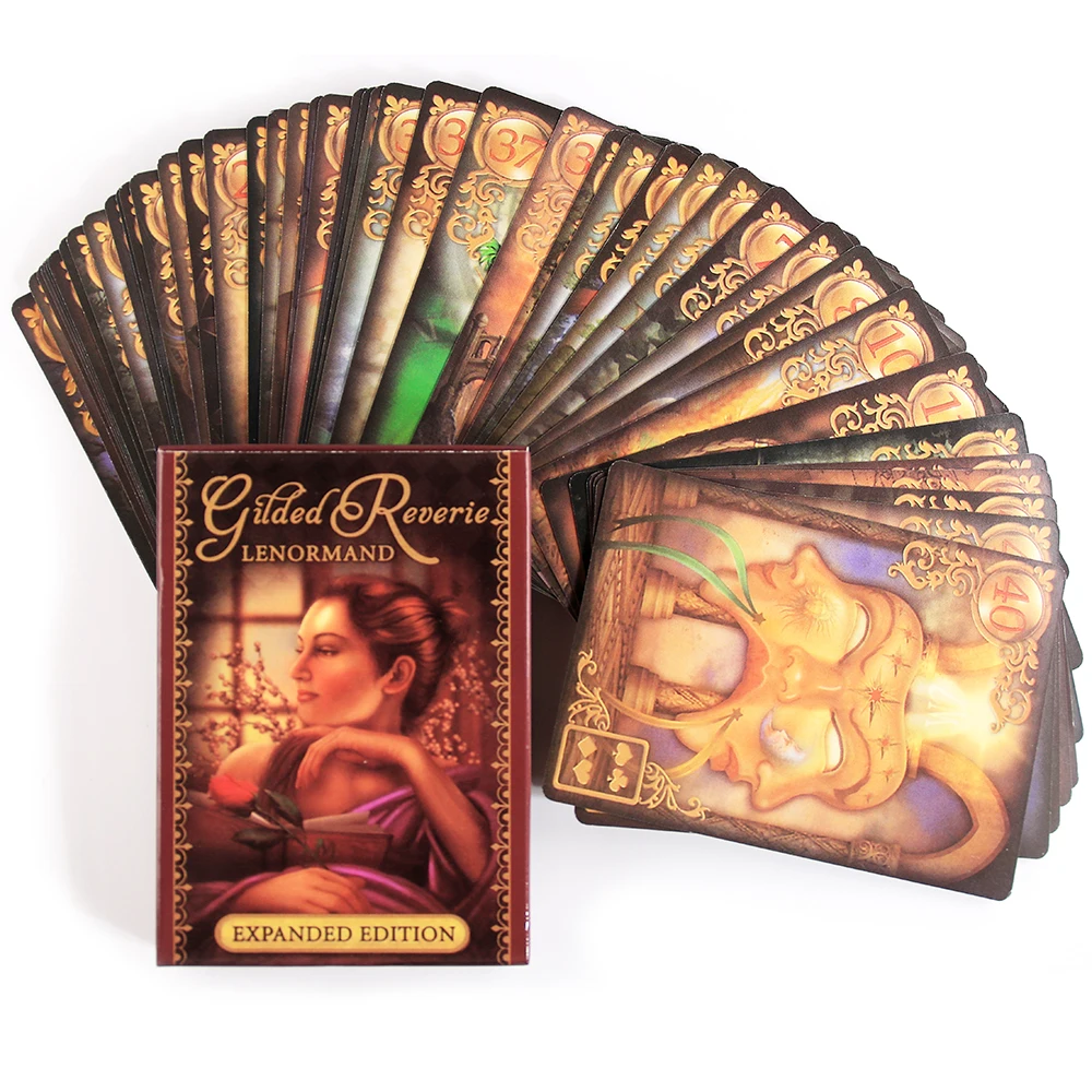 

NEW Gilded Reverie Lenormand Oracle Card Tarot Cards Mystical Card Game DECK Tarot Divination Entertainment Partys Board Game