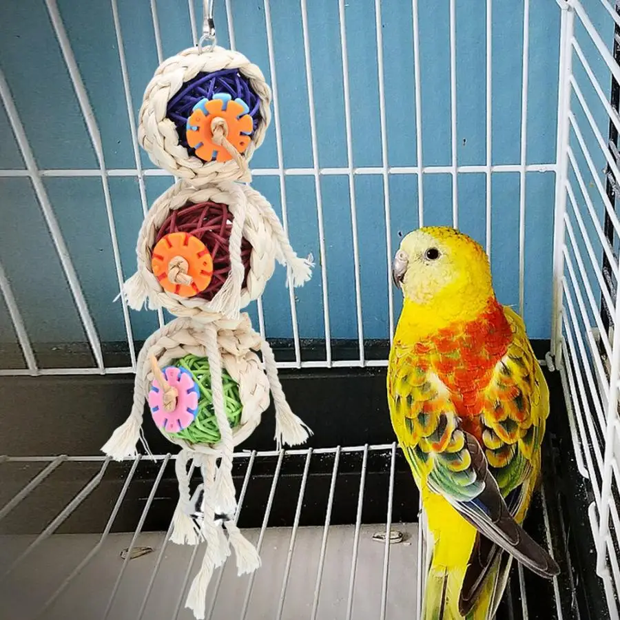 Игрушка для птиц 2 шт. игрушка жевания домашних животных | Дом и сад