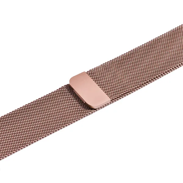 Rose Gold Миланская петля ремешок для Apple Watch iWatch 3 ремешок 44 мм 42 мм браслет из нержавеющей стали ремешок для Apple watch 4 40 мм 38 мм - Цвет ремешка: Rose Gold