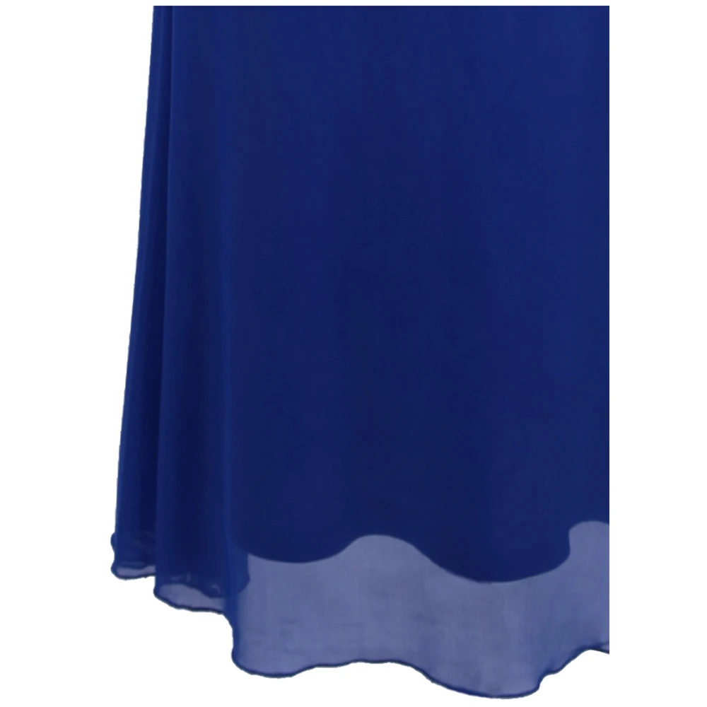 Angel fashions одно плечо Бисероплетение Кристалл Плиссированные Длинные Bodycon Тонкий