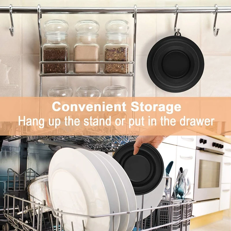 

Lid Stand,Silicone Lid Holder,Steam Release Diverter, for Ninja Foodi Pressure Cooker & Air Fryer 8 Quart