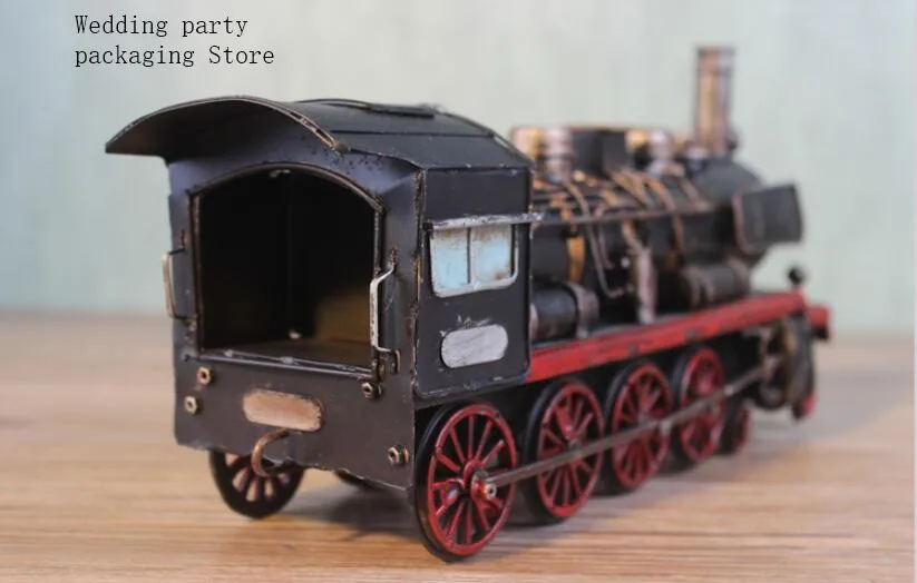 1 шт. паровой Ретро креативный орнамент ручная работа Железный локомотив