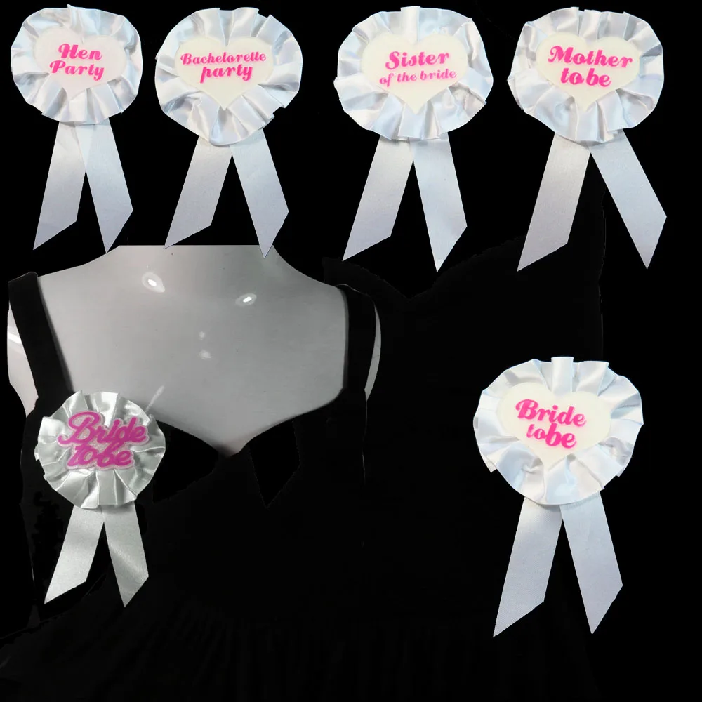 6 шт. белый блестящий значок с сердцем Женская курица брошь для вечеринки