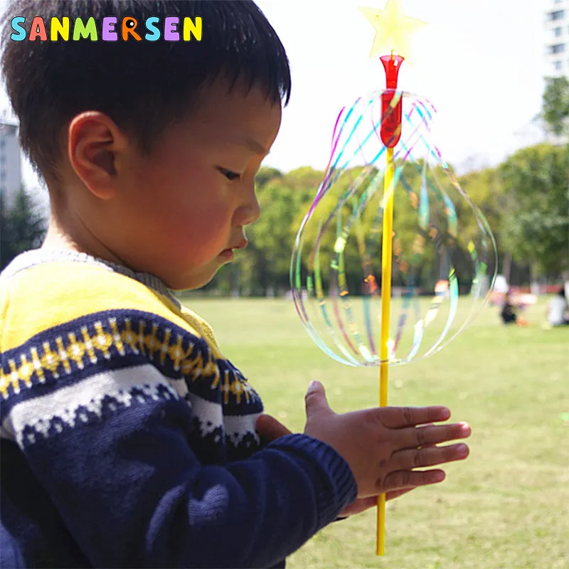 Креативный красочный сверкающий волшебный шпиндель игрушечная палочка