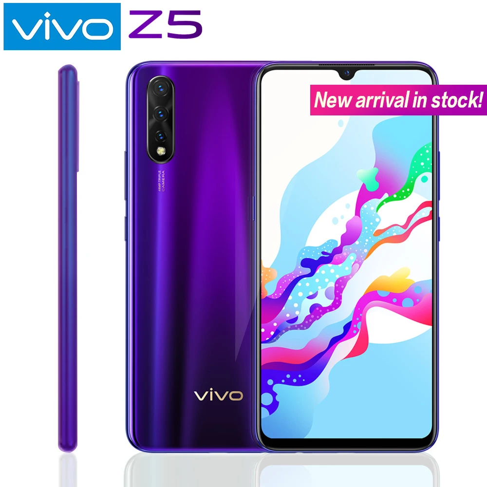 Мобильный телефон vivo Z5 6G 128G Snapdragon712 4500 мА/ч большая батарея супер AMOLED экран 48 МП 32