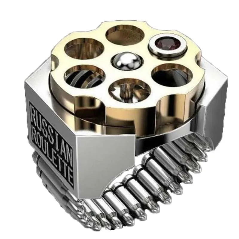 Кольцо для самообороны EDC оружие личной защиты креативная русская рулетка кольцо