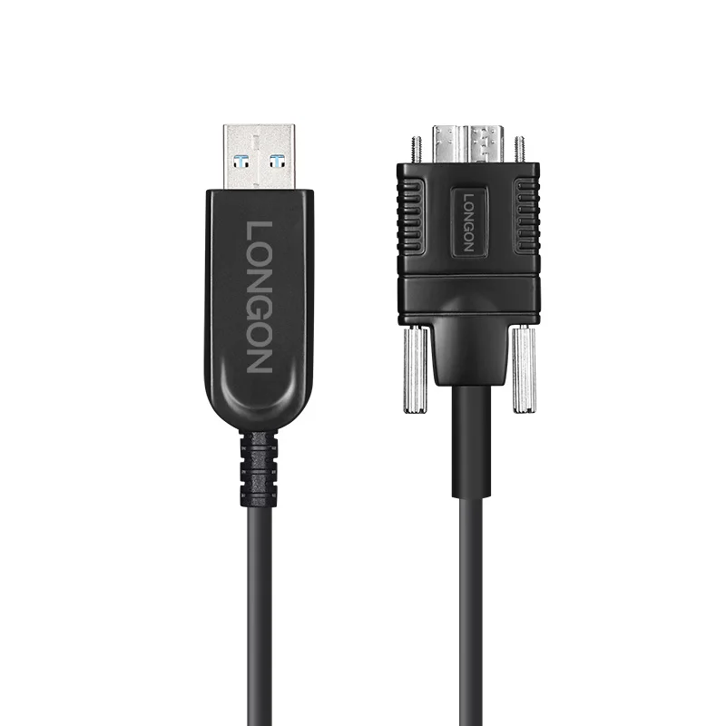 LONGON AOC USB3.0 TypeA к Micro B волоконно-оптический Удлинительный кабель 5 Гбит/с м 15 10 для