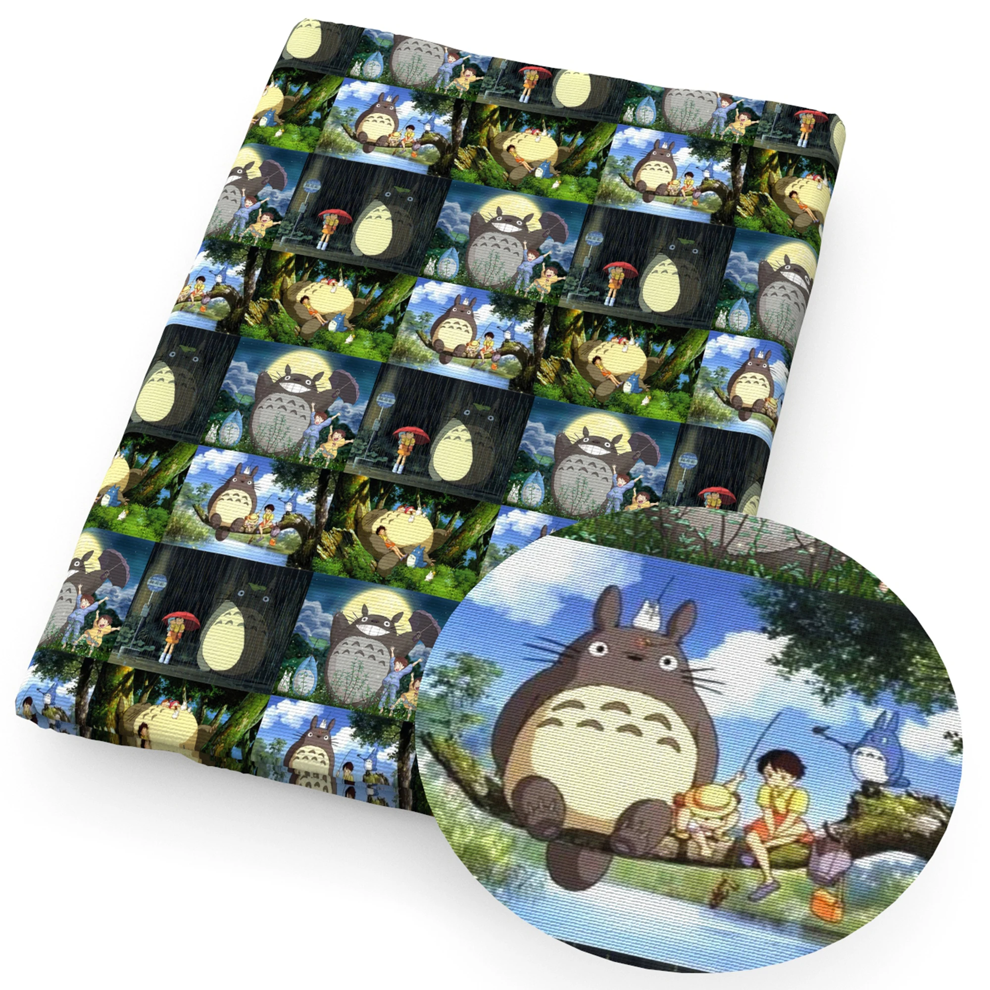 

Half Meter Cartoon Printed Polyester Cotton Fabric for Tissue Sewing Quilting Fabrics Needlework Material DIY Handmade,1Yc17459