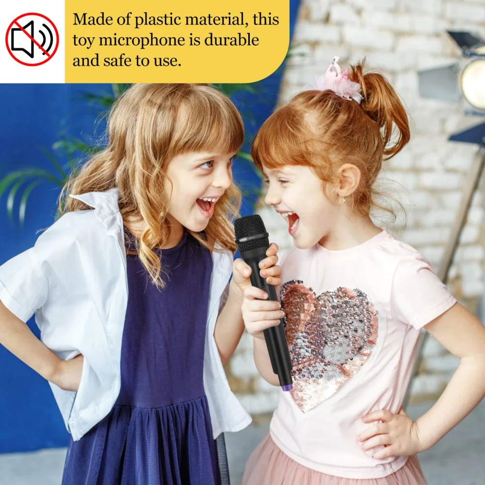 NUOBESTY High Simulated Microphone Prop Lip-synching Wireless Props Stage Performance for Actor Kids Adults Use | Игрушки и хобби
