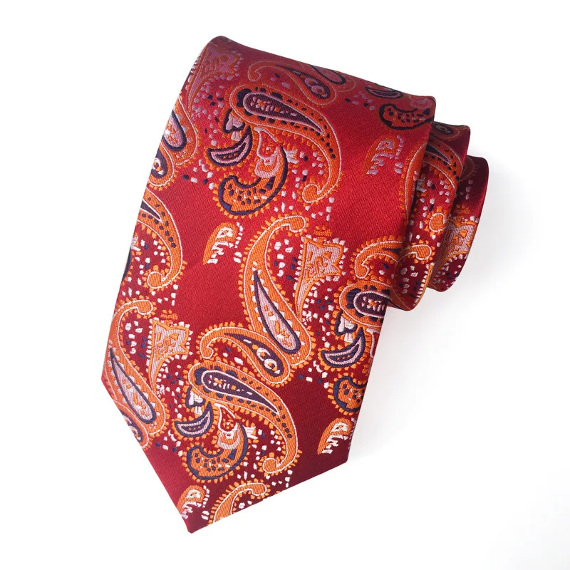 

Tie Trendy Paisley Cashew Flower Men's Gifts Daily Casual Suit Shirt Business Banquet Wedding Polyester Jacquard Necktie