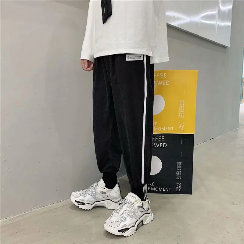 

Casual Harem Pants Men Joggers Man Summer Trousers Male Chinese Style Baggy Pants