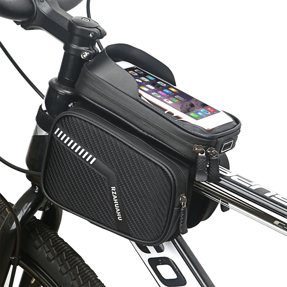 

Футляр на верхнюю трубу велосипеда MTB, велосипедная сумка на седло, сумка на переднюю раму горного велосипеда, водонепроницаемый велосипедн...