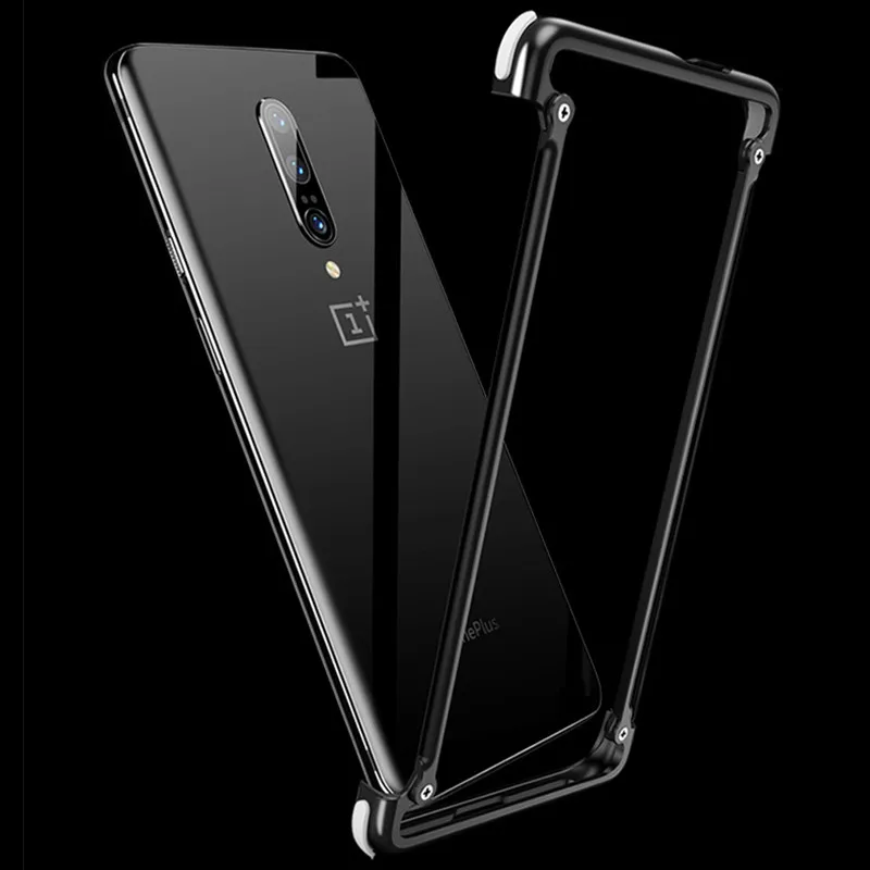Для OnePlus 8/ 7 pro/7T/7T Pro Алюминиевый металлический бампер Рамка Тонкий чехол для