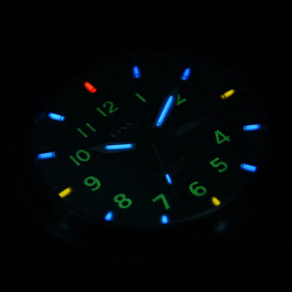 Мужские часы с Тритием мужские автоматические наручные Epoch luxury T25 светящиеся