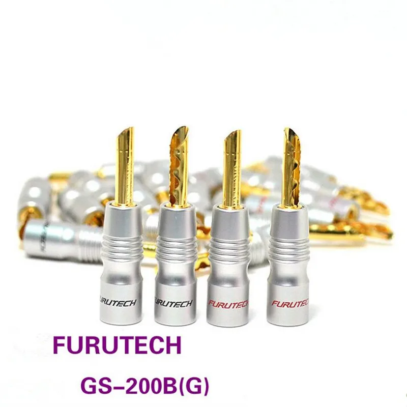 FURUTECH GS-200B(G) Медный позолоченный динамик банановый разъем усилитель коннектор HiFi |