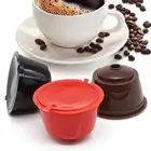 Капсулы-фильтры для кофе многоразовые, ложка-кисточка, 5 шт.
