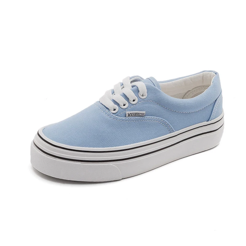 

2021 autumn new Korean style student canvas shoes women's fashion thick bottom small white shoes women's casual board shoes
