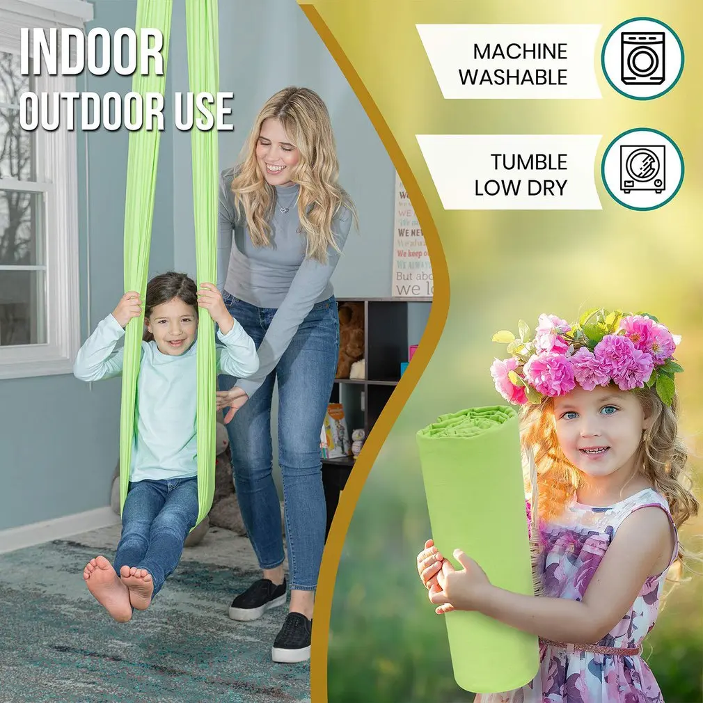 

Indoor Swing Indoor Sensory Swing Great And Sensory Processing Disorder Hammock Swing Calming Effect For Kids