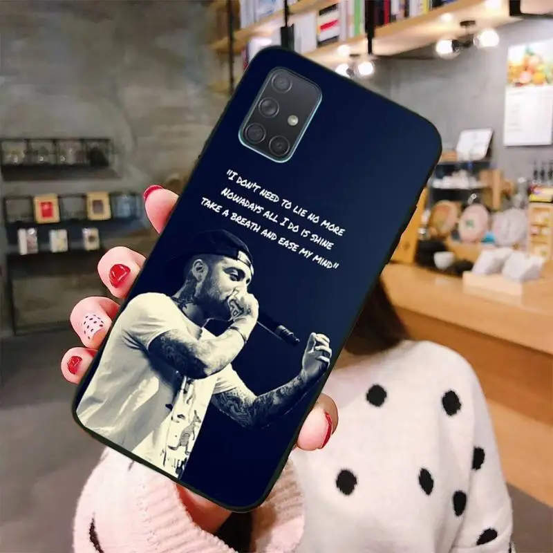 

Dabieshu Rapper Mac Miller black Phone Case Hull For Samsung Galaxy A21S A01 A11 A31 A81 A10 A20 A30 A40 A50 A70 A80 A71 A51