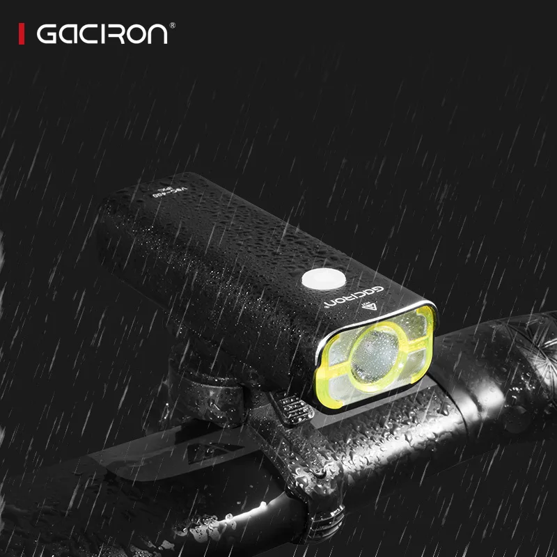 Перезаряжаемый велосипедный передний светодиодный фонарь Gaciron на руль