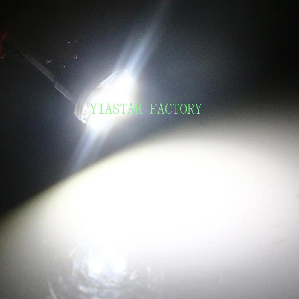 Yiastar 1000X белый T10 PCB 194 168 W5W 3528 1210 5 SMD светодиодный чтение светильник салона авто