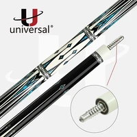 universal pool cue 12 5mm kamui tip maple shaft carbon tube inside radial joint turquoise mosaic technology butt billiards kit