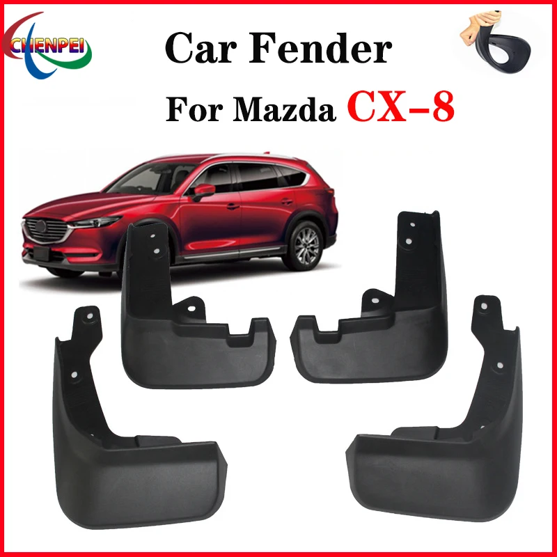 

Специальный брызговик для Mazda CX-8 2018-2019, аксессуары для украшения автомобиля, 4 шт.