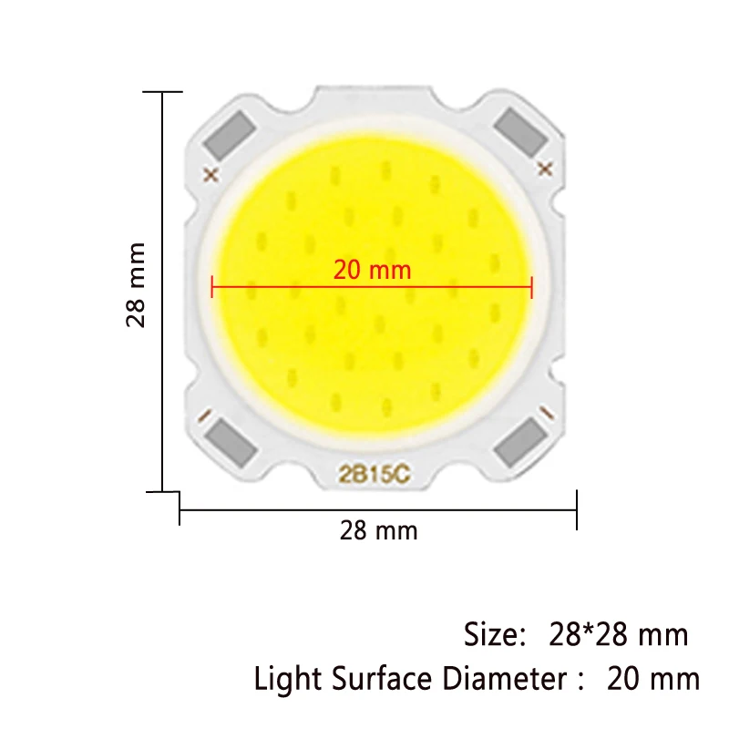 3W 5 Вт 7 10 Светодиодный светильник нейтральный белый круглый холодный DC 9-12 в супер