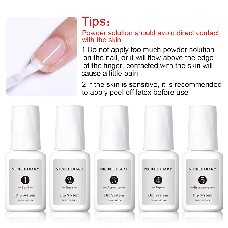 

NICOLE DIARY Thermal Glitter Dipping Nail Powder Sparkly Shinning Dip Nail Glitter Color Changing Chrome Dust No UV Lamp Cure