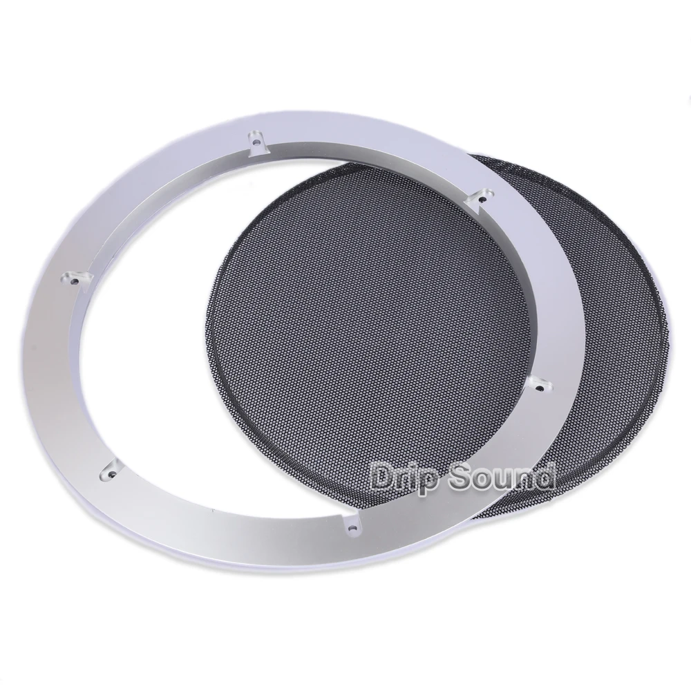 Сетчатая Крышка для автомобильной аудиосистемы 12 дюймов декоративная круглая