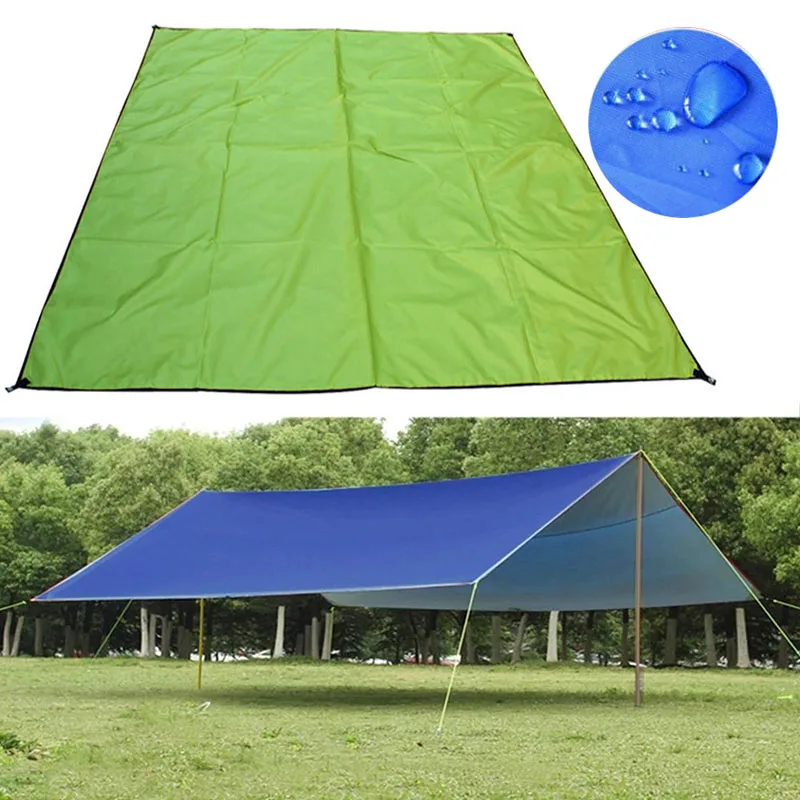 

Camping Mat Oxford Waterproof Tent Tarp Beach Sun Shelter Outdoor Picnic Blanket For Travel Hiking Camping Sun Awning Tarpaulin