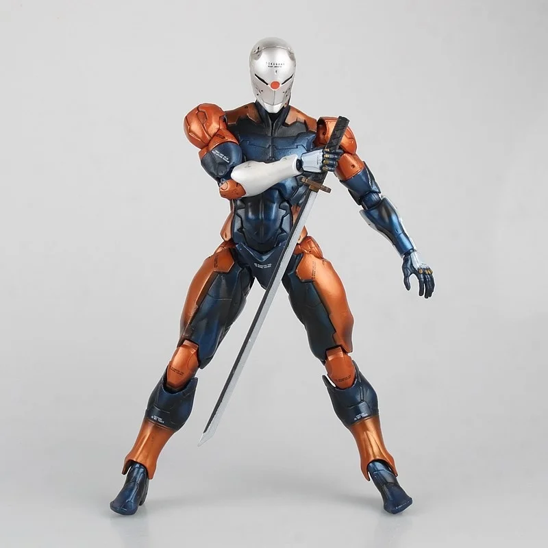 

2021 Newest FiguresMetal Gear Solid V Ground Zero CYBORG NINJA Gray Fox Animation Figure 26CMfigure Anime