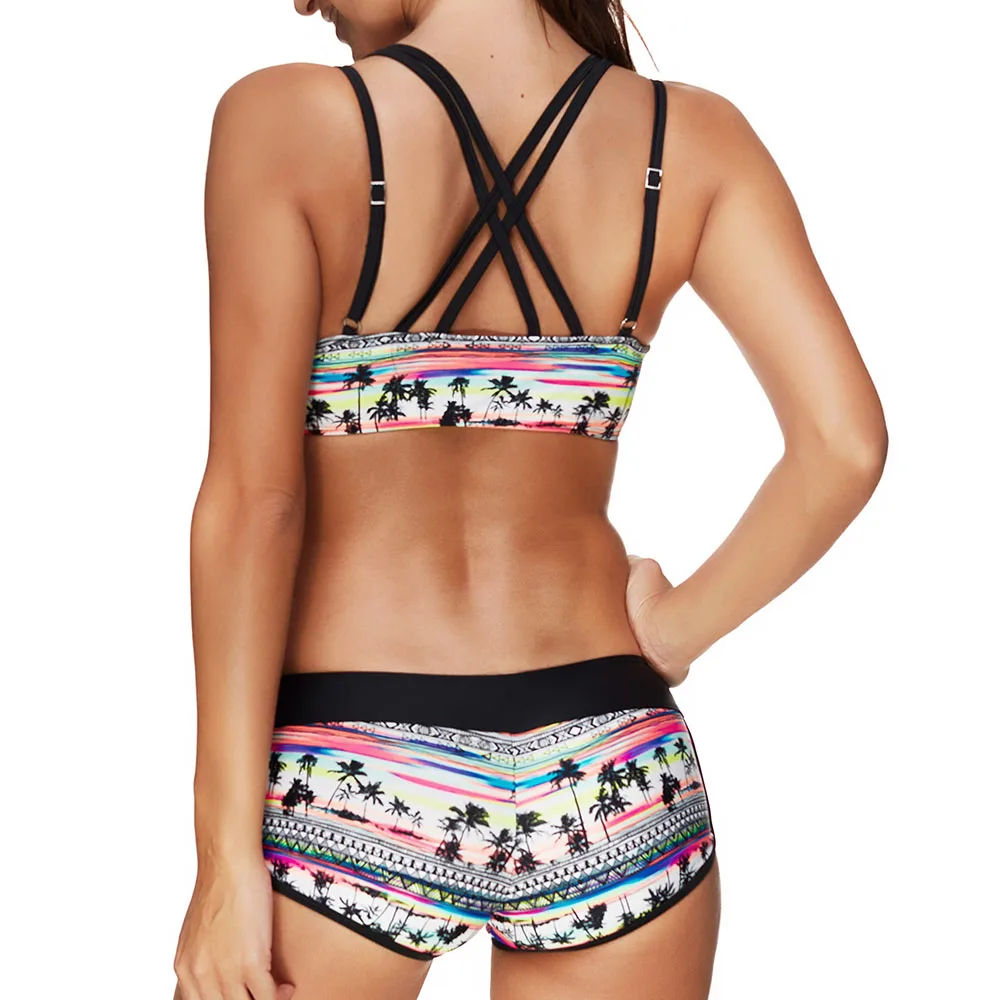 Купальщик плюс размер купальники женские купальник женский пуш ап swimsuit высокая талия для пляжа bikini set сплошной swimwear women черный закрытые танкини раздельный пляж стринги бикини