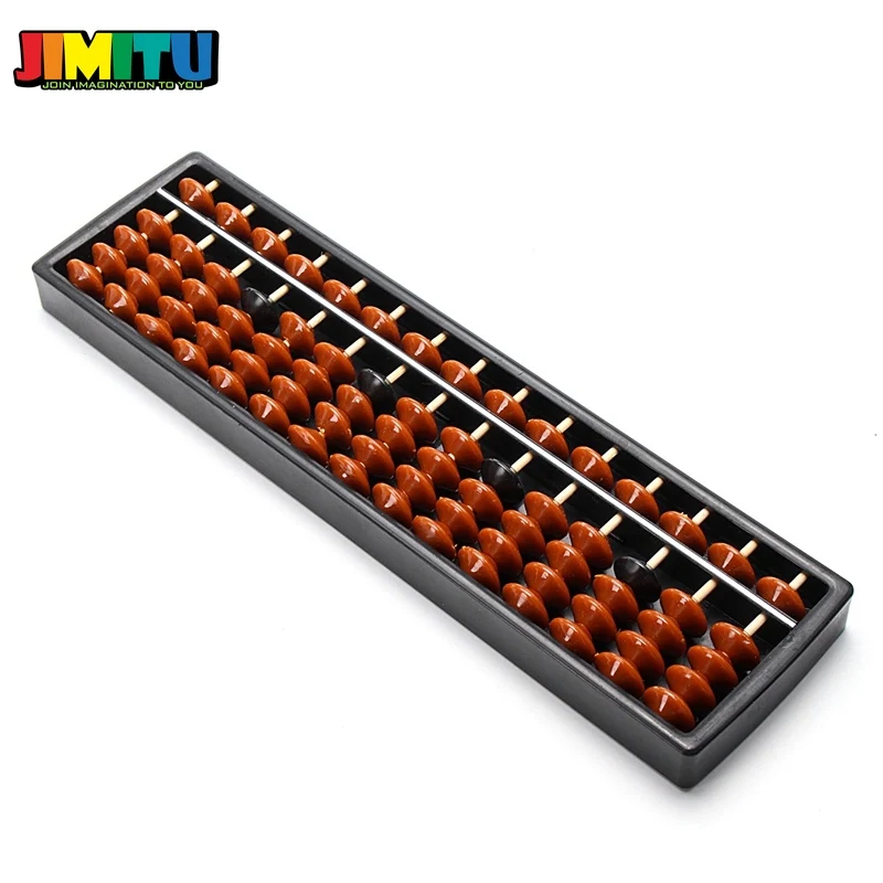 15 цифр арифметические бусины Abacus колонки детские школьные Обучающие инструменты