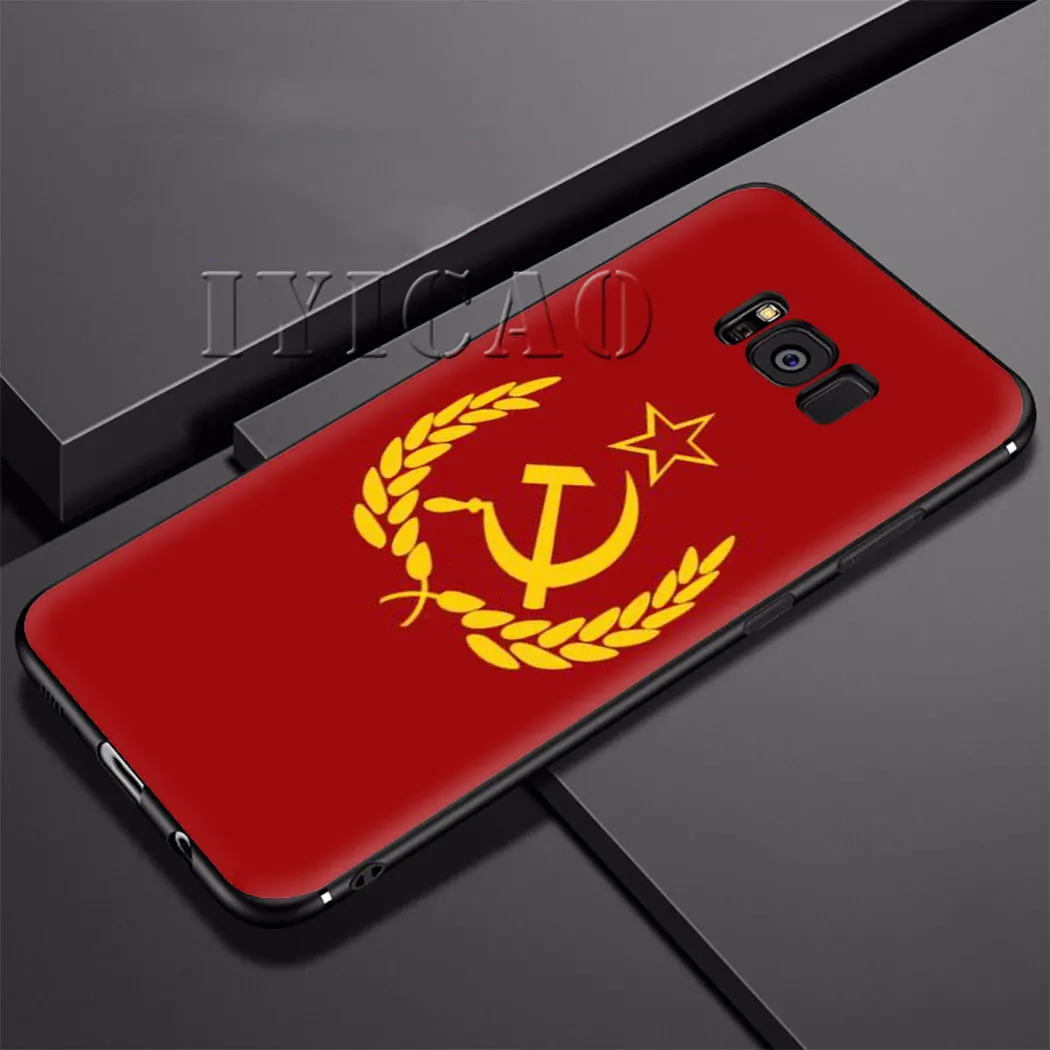 Мягкий силиконовый чехол IYICAO для Samsung Galaxy S6 S7 Edge S8 S9 S10 Plus S10e Note 8 9 J6 |