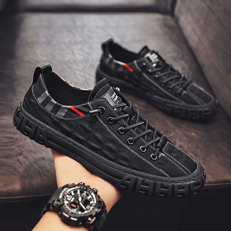 

Мужская обувь, летние Нескользящие удобные дышащие мужские повседневные спортивные туфли из натурального ледяного шелка, тканевые кроссов...