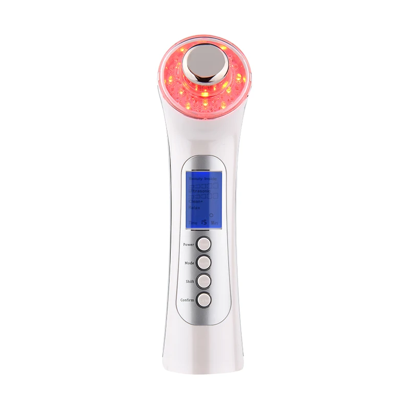 Ultrasonic Facial Beauty Machine Galvanic Skin Rejuvenation Wrinkle Removal Deep Cleaning Face Skin Care Tools