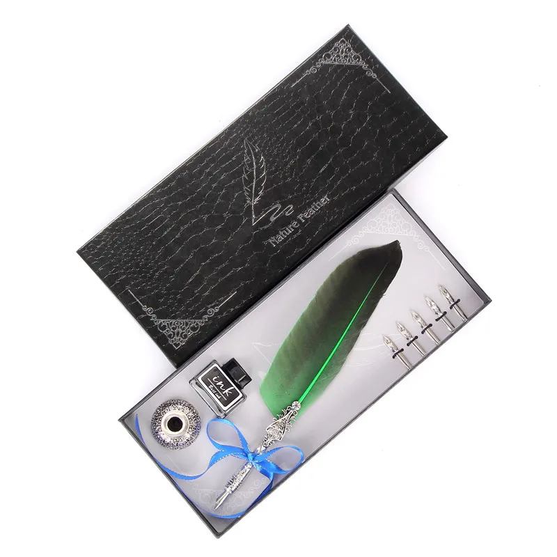 Набор подарочных ручек в европейском стиле с водными перьями ручка короткими