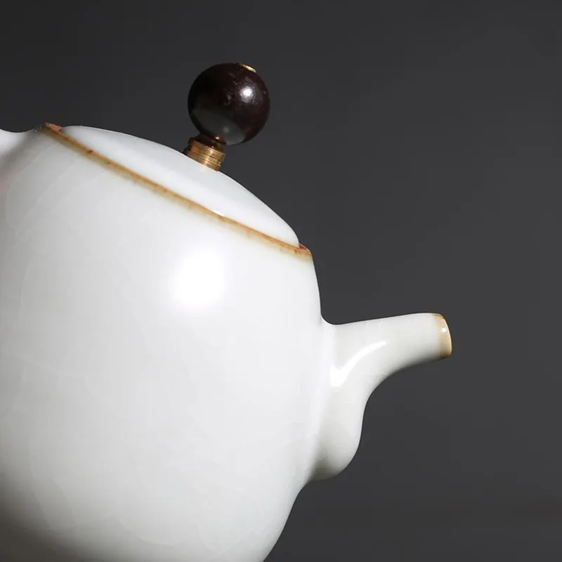 250 мл Ru печной фарфор чайник ручная роспись кошка маленькие чайные горшки