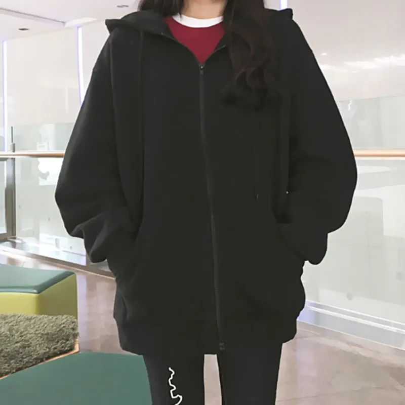 Толстовки Женские однотонные простые теплые с капюшоном мягкие