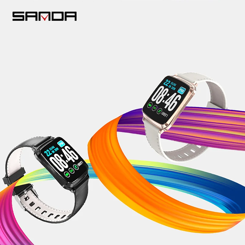 Smart Watch For Women Men SANDA Sports Heart Rate Tracker Monitor Blood Pressure Android iOS Bracelet Phone Wristband | Электроника